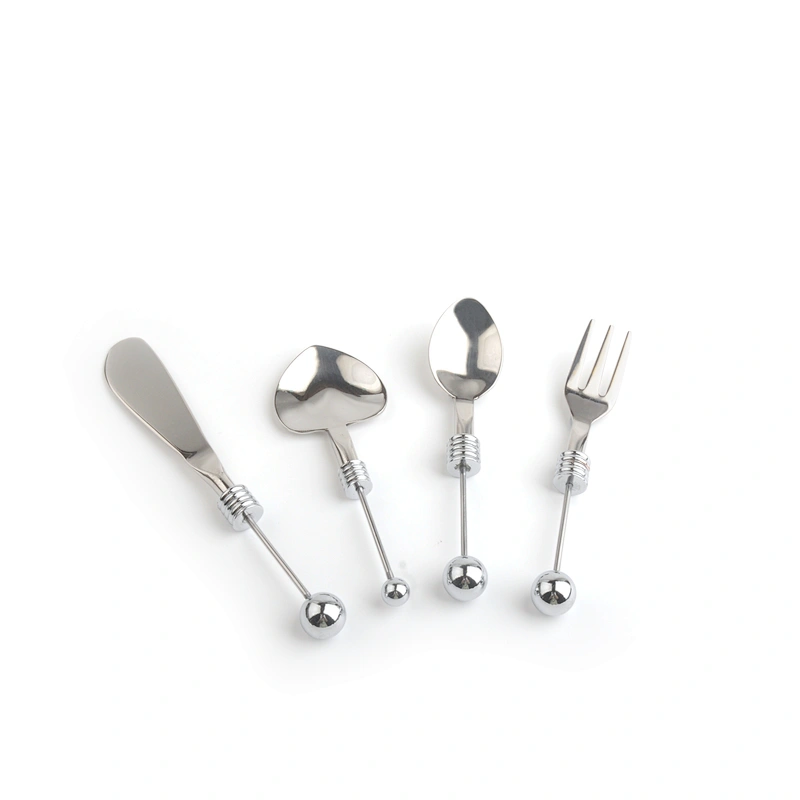 Flatware Set Heavy Duty Disposable Plastic Silver Cutlery Set And Rose Gold Plastic Cutlery for Parties