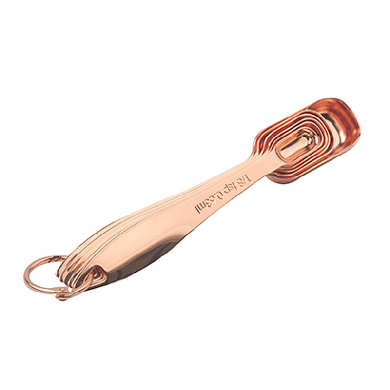 high quality copper stainless steel measuring spoon set