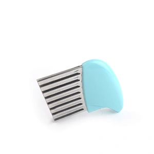 Stainless steel wave manual potato slicer kitchen tools/custom potato cutter