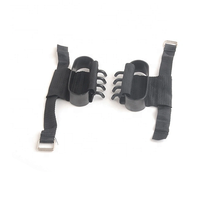 Easy Portable Winter Season Snow Ice Walking Hiking Climbing Fishing Four  Steel Spikes Hand Claws