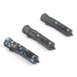 Edge Small Blades Stainless Steel Straight Knives Blade Pocket Folding Survival Titanium Personalized Edc Keychain Knife