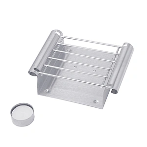 Round tea light food warmer coffee stainless steel teapot heating warmer tea warmer