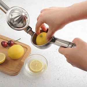 stainless steel manual lemon squeezer