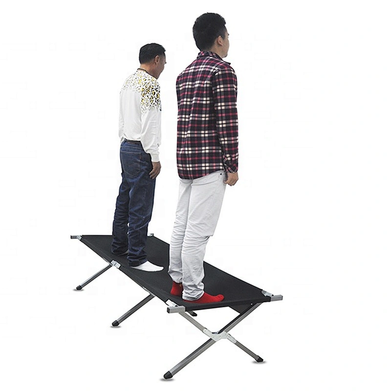 The unit weight 300 catties foldable army camping bed with carry bag