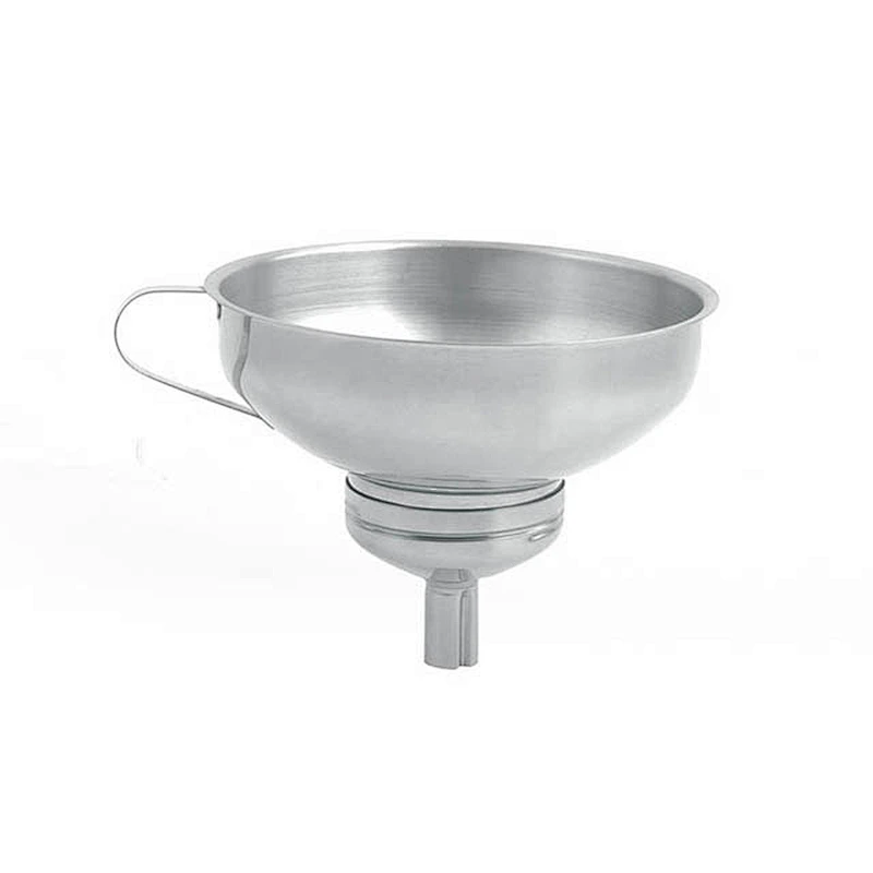 Food Grade Metal Stainless Steel Oil Funnel With Filter