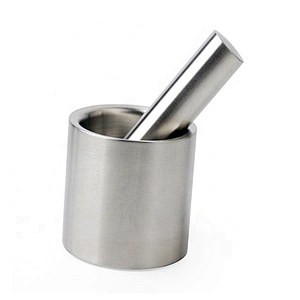 Kitchen grinder stainless steel mortar and pestle set for sale