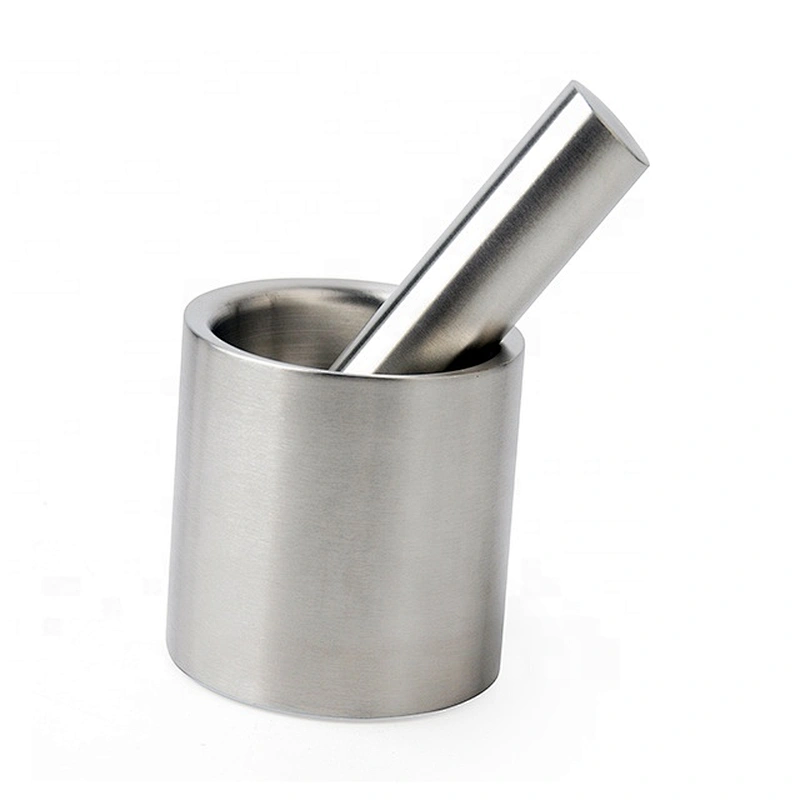 Kitchen grinder stainless steel mortar and pestle set for sale