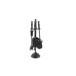 5-Piece Iron Metal Indoor Outdoor Fireplace Tools Set