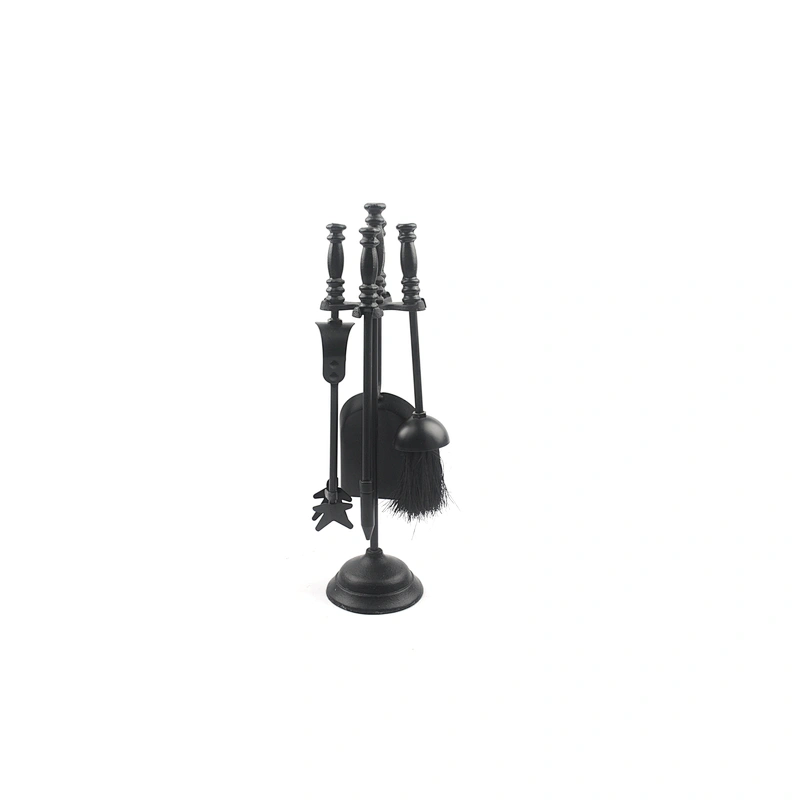 5-Piece Iron Metal Indoor Outdoor Fireplace Tools Set