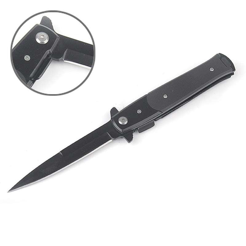 Edge Small Blades Stainless Steel Straight Knives Blade Pocket Folding Survival Titanium Personalized
