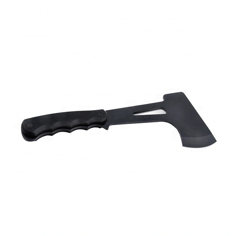 28cm Soft Handle Stainless Steel Survival Camping Axe Outdoor Tool Hatchet with G10 handle