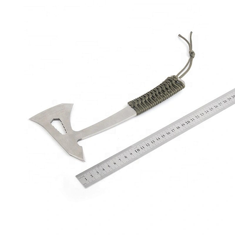Multi Function Stainless Steel Survival Axe Hatchet with Paracord Handle