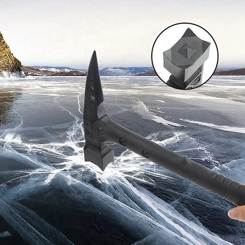 New design hot selling stainless steel outdoor survival ice breaker hatchet with hammer
