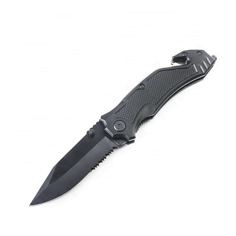 Multifunctional folding utility knife pocket with black coating