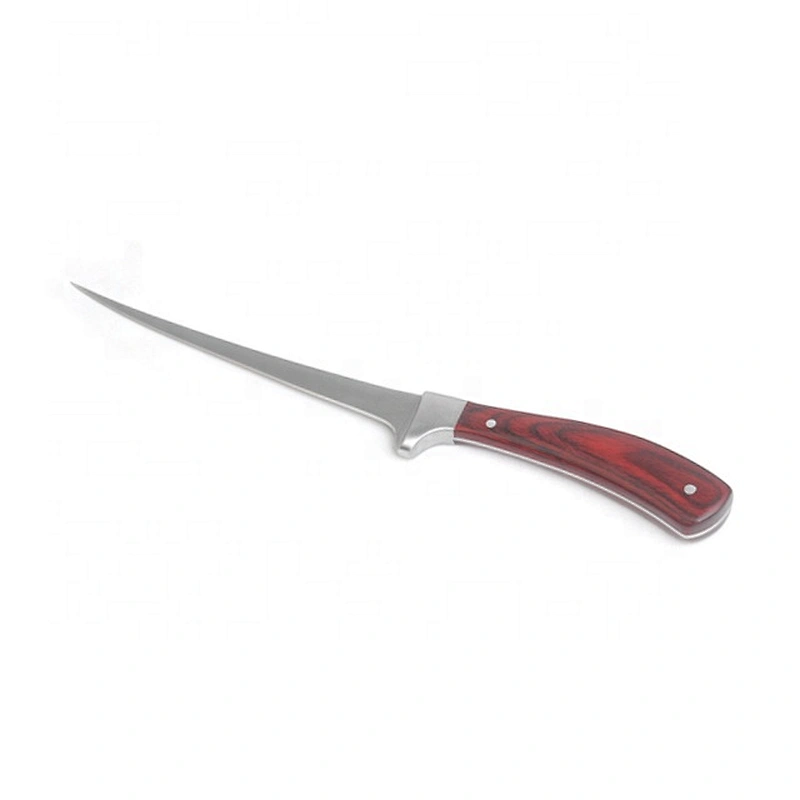 Portable Stainless Steel Outdoor Camping Fishing Filet Knife With Sheath