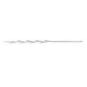 Stainless steel collapsible outdoor bbq fork