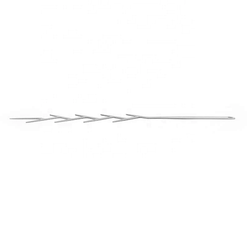 Stainless steel collapsible outdoor bbq fork