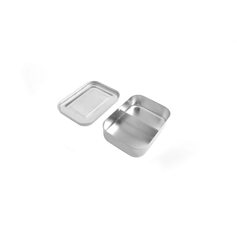 Food Grade Rectangular Metal Stainless Steel Bento Lunch Box
