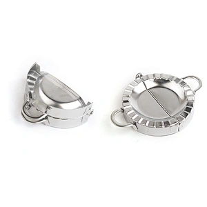 Endurable stainless steel dumpling maker press