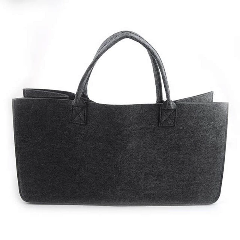 Firewood bag  outdoor fireplace tool wood  basket felt fire basket