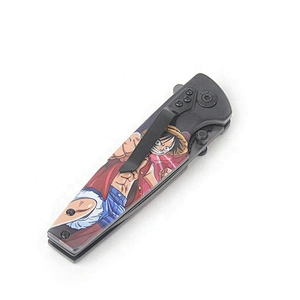 2019 Multifunctional Cartoon Pattern  Handle  Big Folding Knife