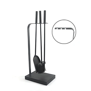 Fireplace accessories  for garden outdoor fireplace with stand wooden holder