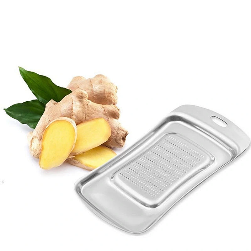 Food grade home use kitchen tools stainless steel garlic grater plate