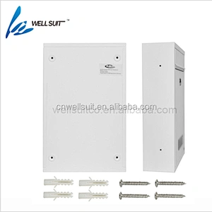 Small Size Wall Mounted Mailbox Lockable with Retrieval Door & Newspaper Roll Stainless Steel