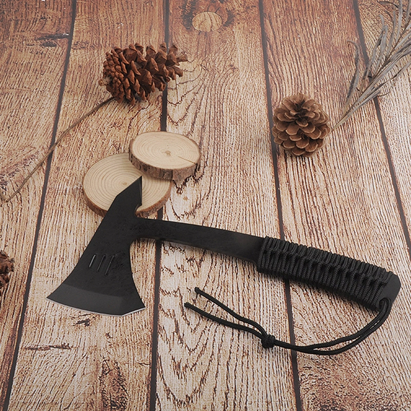 High Quality Stainless Steel Mini Multifunctional Kitchen Survival Axe With Wooden Handle