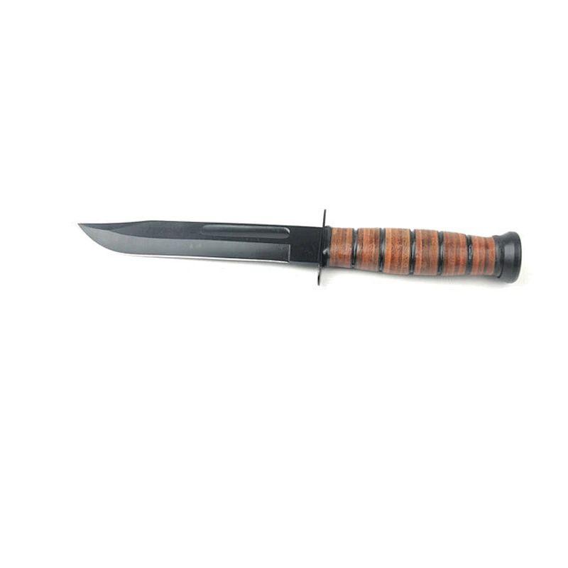 Best selling  camping Hunting Knife with leather handle