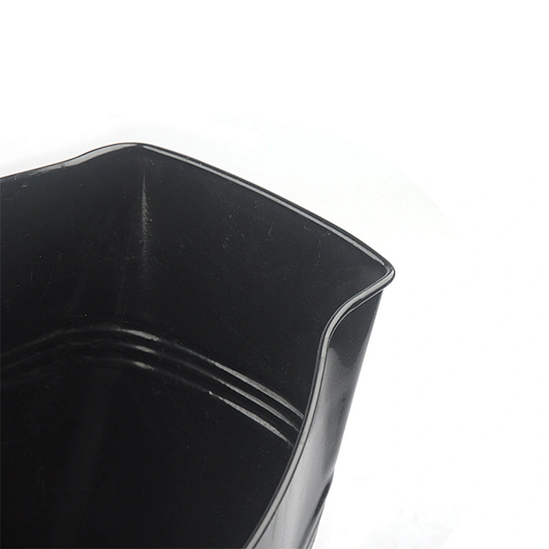 Fireplace accessories Black iron black ash bucket with lip for fireplace tool