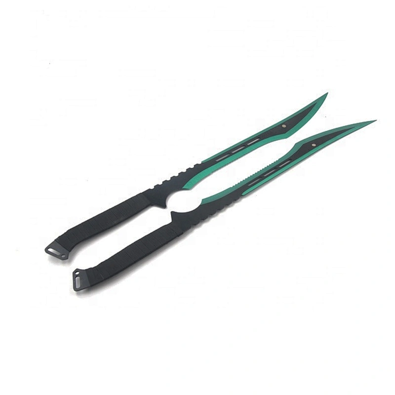 Hot professional stainless steel customized outdoor cosplay matchet knife with sheath