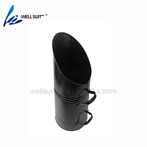 New Fireplace accessory black coal bucket/ ash hod