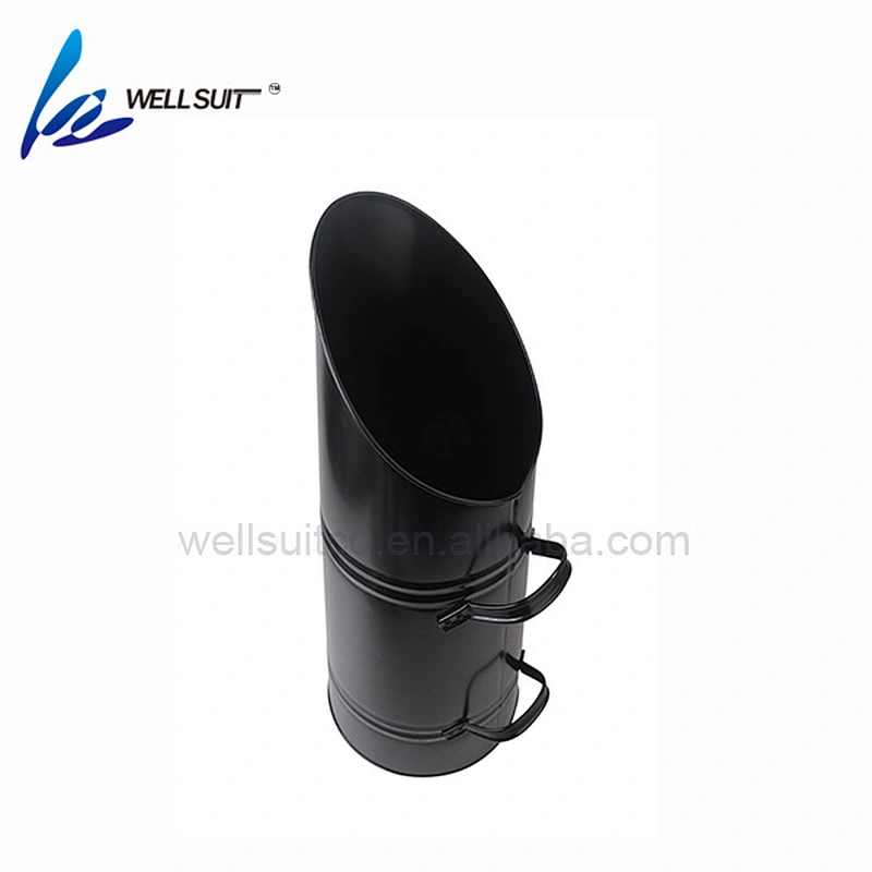 New Fireplace accessory black coal bucket/ ash hod