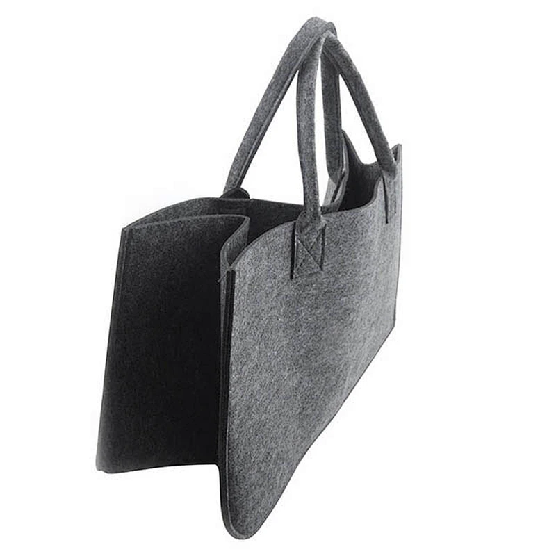 Firewood bag  outdoor fireplace tool wood  basket felt fire basket