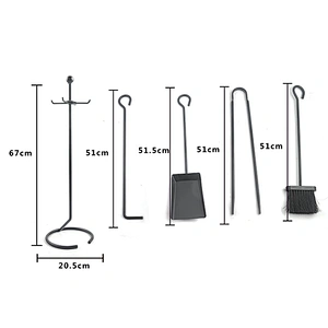 New Accessories Indoor Outdoor  Cast Iron fireplace  Metal Tool Set
