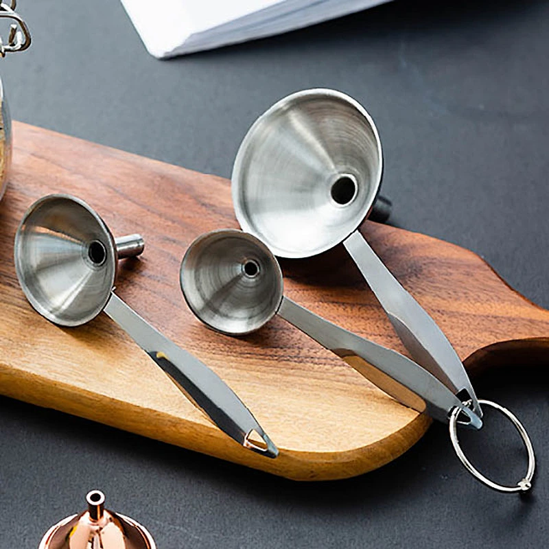 New design hot selling stainless steel kitchen funnel