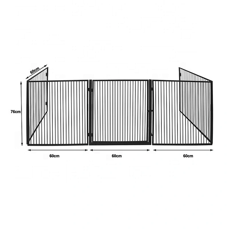 hot selling 5 leafs folding metal fireplace screen stairs guardrail safe for children