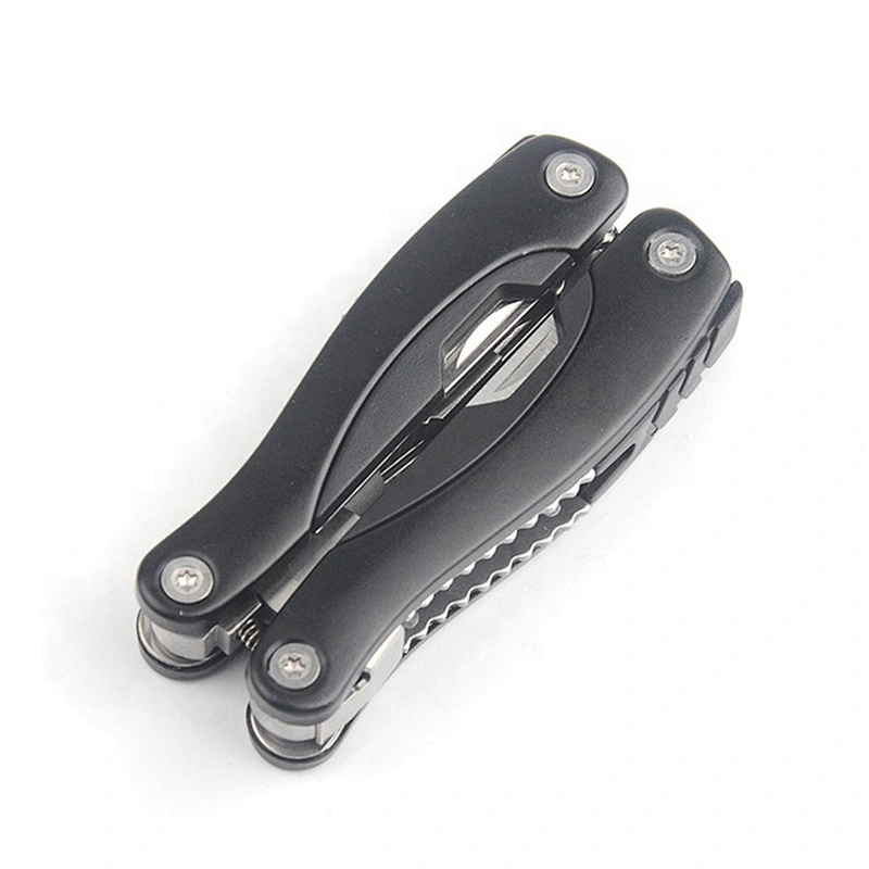 9 In 1 Black Color Outdoor Multi functions Stainless Steel Plier with Aluminium Handle