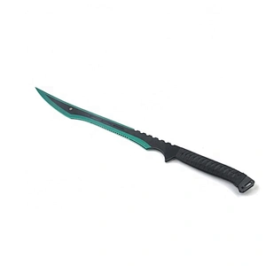 Hot professional stainless steel customized outdoor cosplay matchet knife with sheath