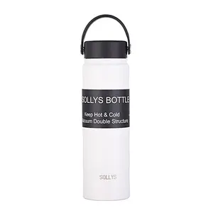 Outdoor sport insulated wide mouth stainless steel water bottle traditional thermal flask