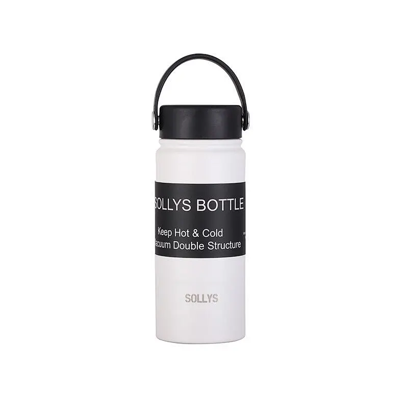 Outdoor sport insulated wide mouth stainless steel water bottle traditional thermal flask