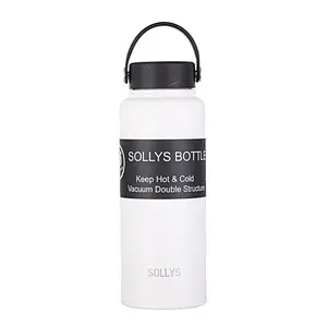 Outdoor sport insulated wide mouth stainless steel water bottle traditional thermal flask