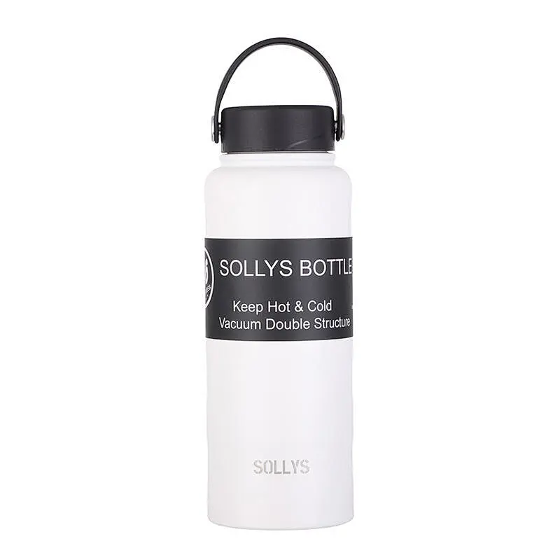 Outdoor sport insulated wide mouth stainless steel water bottle traditional thermal flask
