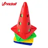 PE material soccer training equipment sets with plastic speed agility hurdles and soccer training cones