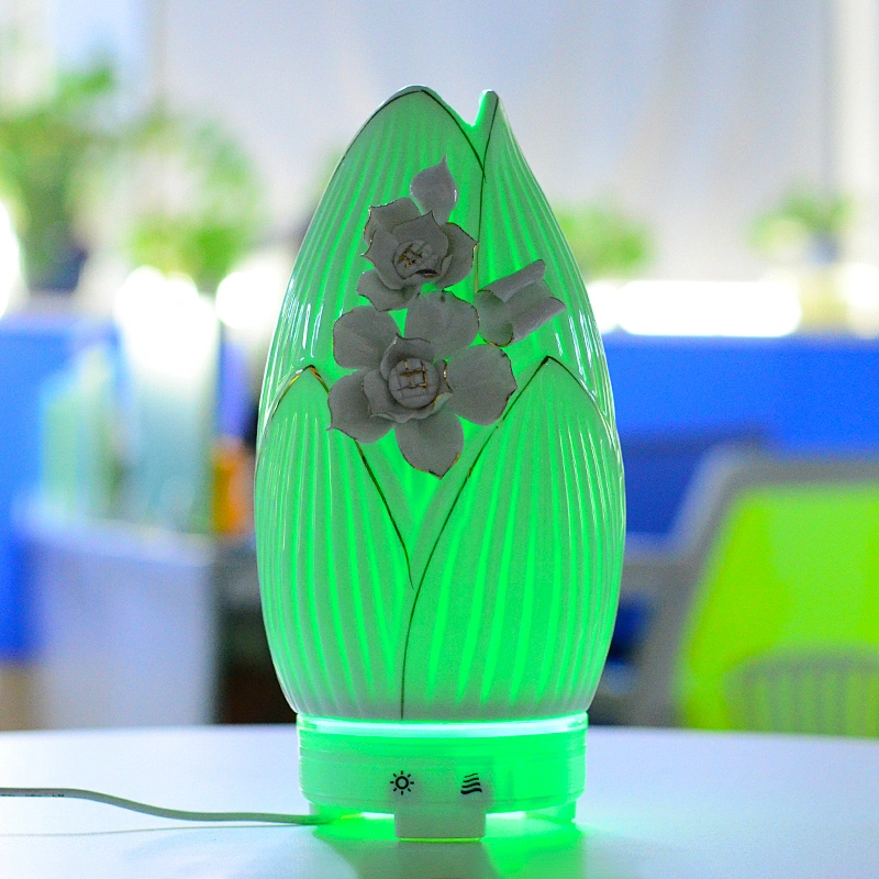 2021 New 120ML Ultrasonic ceramic air  diffuser and essential oil  diffuser car humidifier for household