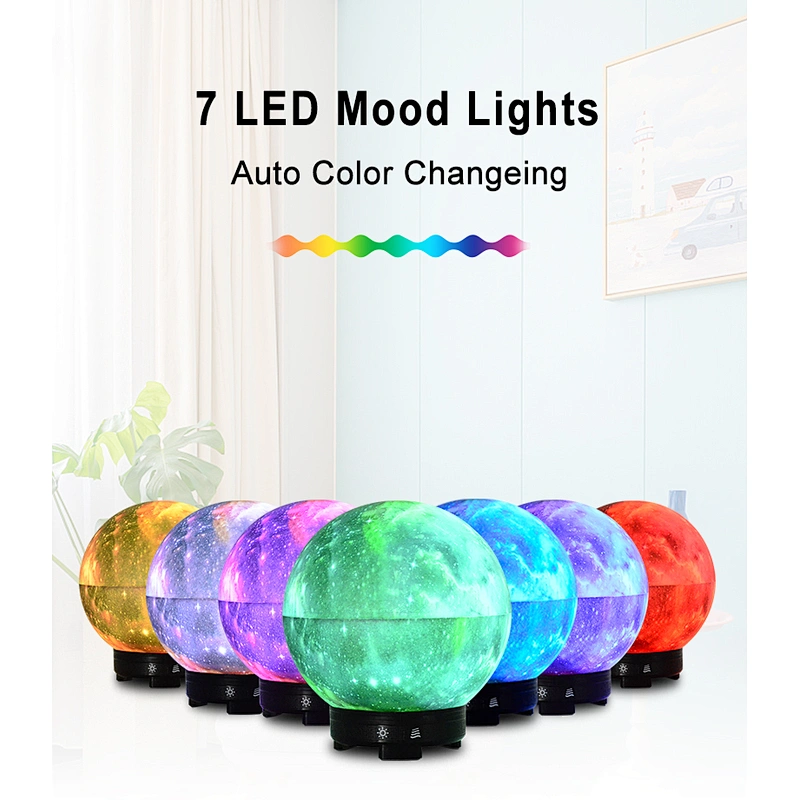 Home use wood 300ml Ultrasonic Air humidifier purifier oil  diffuser