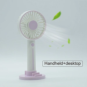 USB Fan Desk Handheld Air Cooling with high quality Fan Mobile phone holder Stand Desktop Rechargeable Fan