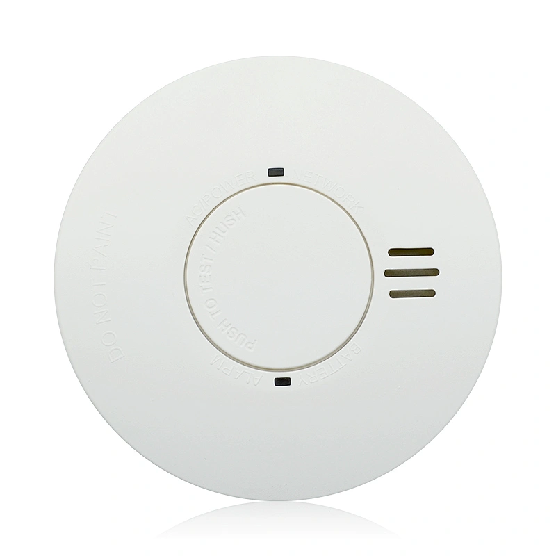 AS & EN certification  TUYA WIFI smoke Sensor  Alarm detector I/O Interconnection