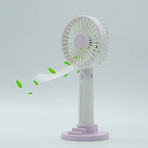 USB Fan Desk Handheld Air Cooling with high quality Fan Mobile phone holder Stand Desktop Rechargeable Fan